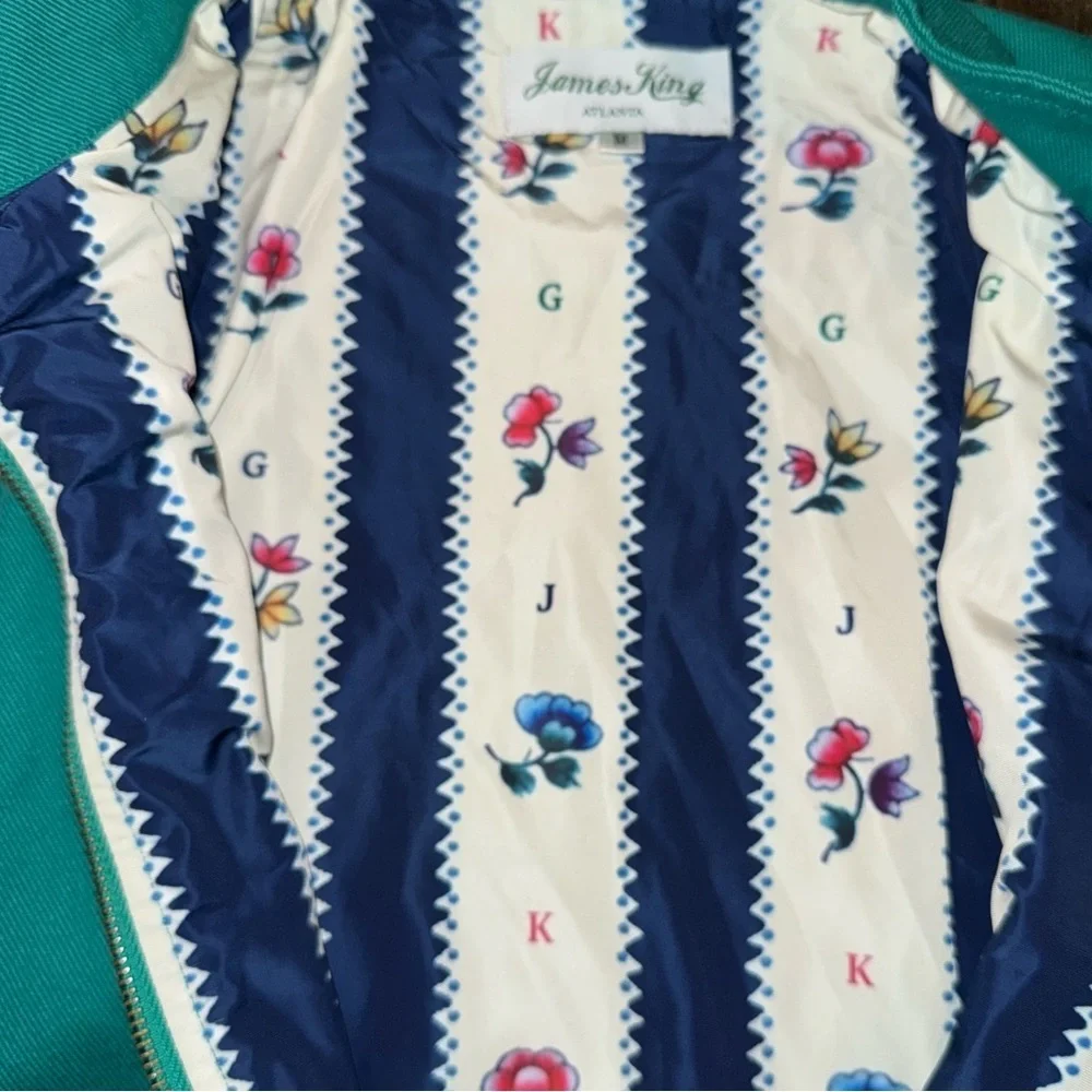 GOAT by James King Spring Twill Club Jacket Medium Excellent Condition $200 Orig - Picture 7 of 10